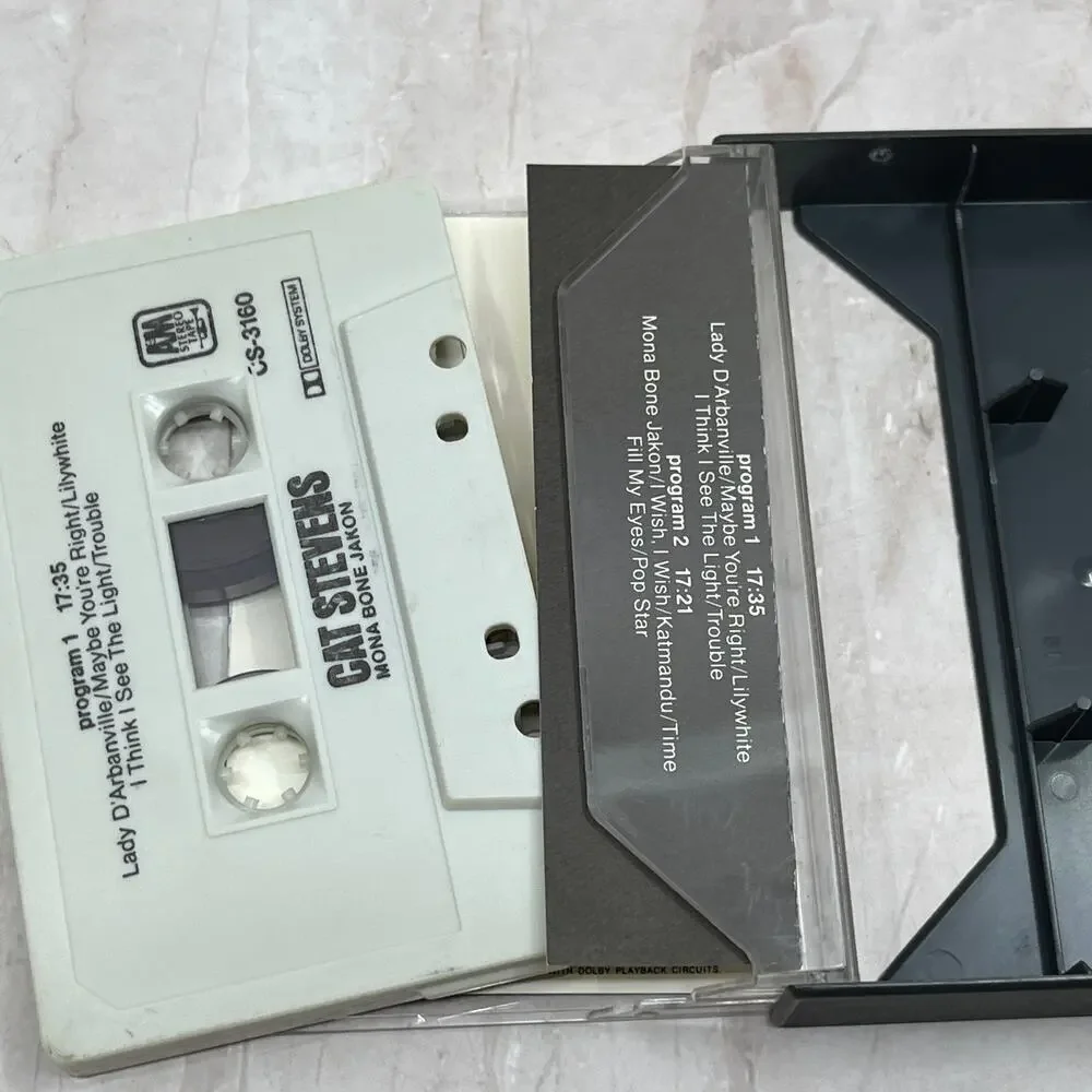 Cat Stevens Mona Bone Jakon Cassette Tape Ti5-CT2 - Picture 2 of 3